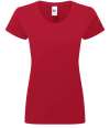 180F Russell Athletic Ladies Authentic Classic Ringspun T-Shirt Classic Red colour image